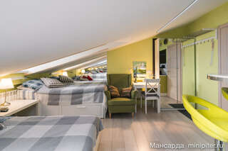 Гостевой дом Мансарда Санкт-Петербург Современная двух уровневая студия на Моховой ул. дом 30-6